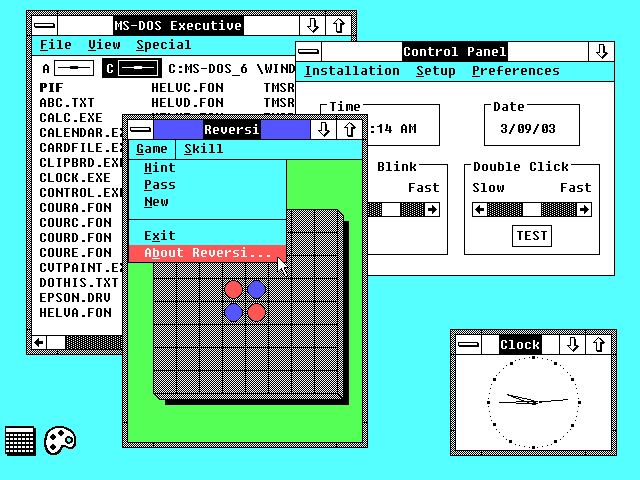 Microsoft Windows 2.0发布于1987年12月9日