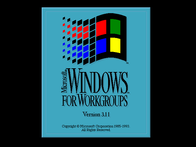 Microsoft Windows for Workgroups 3.11发布于1994年2月