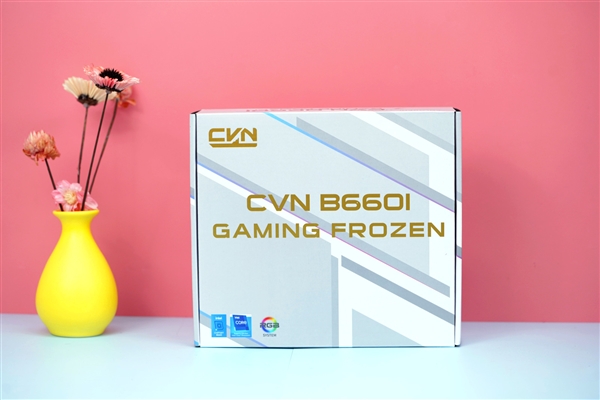 颜值超高的纯白ITX主板！七彩虹CVN B660I GAMING FROZEN V20主板外观欣赏