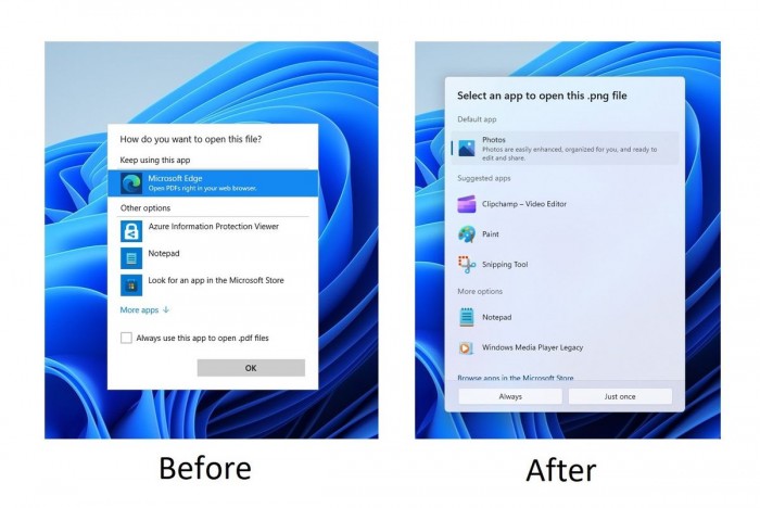微软再次启用新版“打开方式”对话框 性能优化 体验升级
