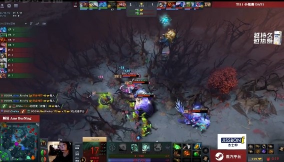 Dota2 Ti11小组赛赛报：超哥火猫无限冲脸 RNG 1-0 BOOM