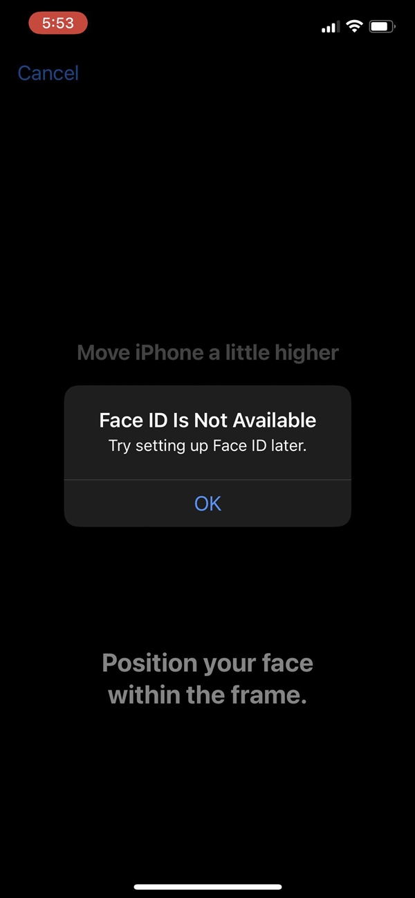 iPhone老机型更新iOS 15.7.1后Face ID失效