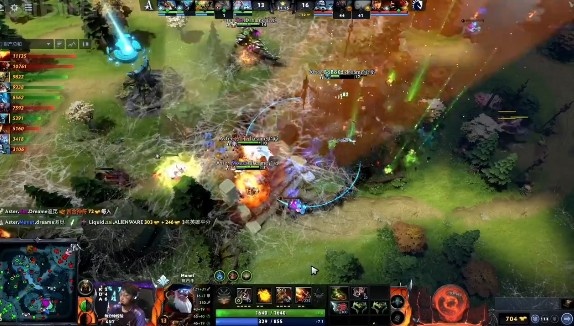 DOTA2 Ti11淘汰赛第五日的较量：茶队首局败北