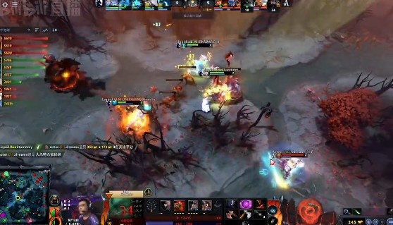 DOTA2 Ti11败者组半决赛：Ori屠夫屡献神钩打破僵局，Aster扳回一城