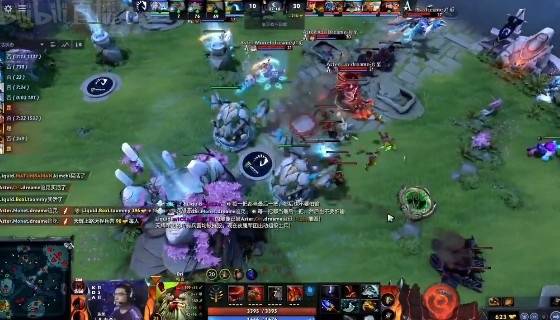 DOTA2 Ti11败者组半决赛：Ori屠夫屡献神钩打破僵局，Aster扳回一城