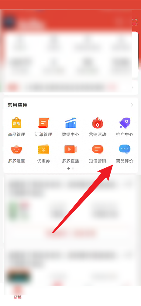 《拼多多商家版》怎么查看评价总数