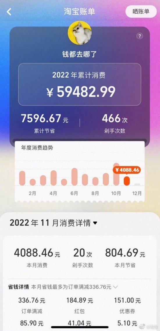 淘宝账单功能更新，告别手动计算，更轻松掌控每月花销