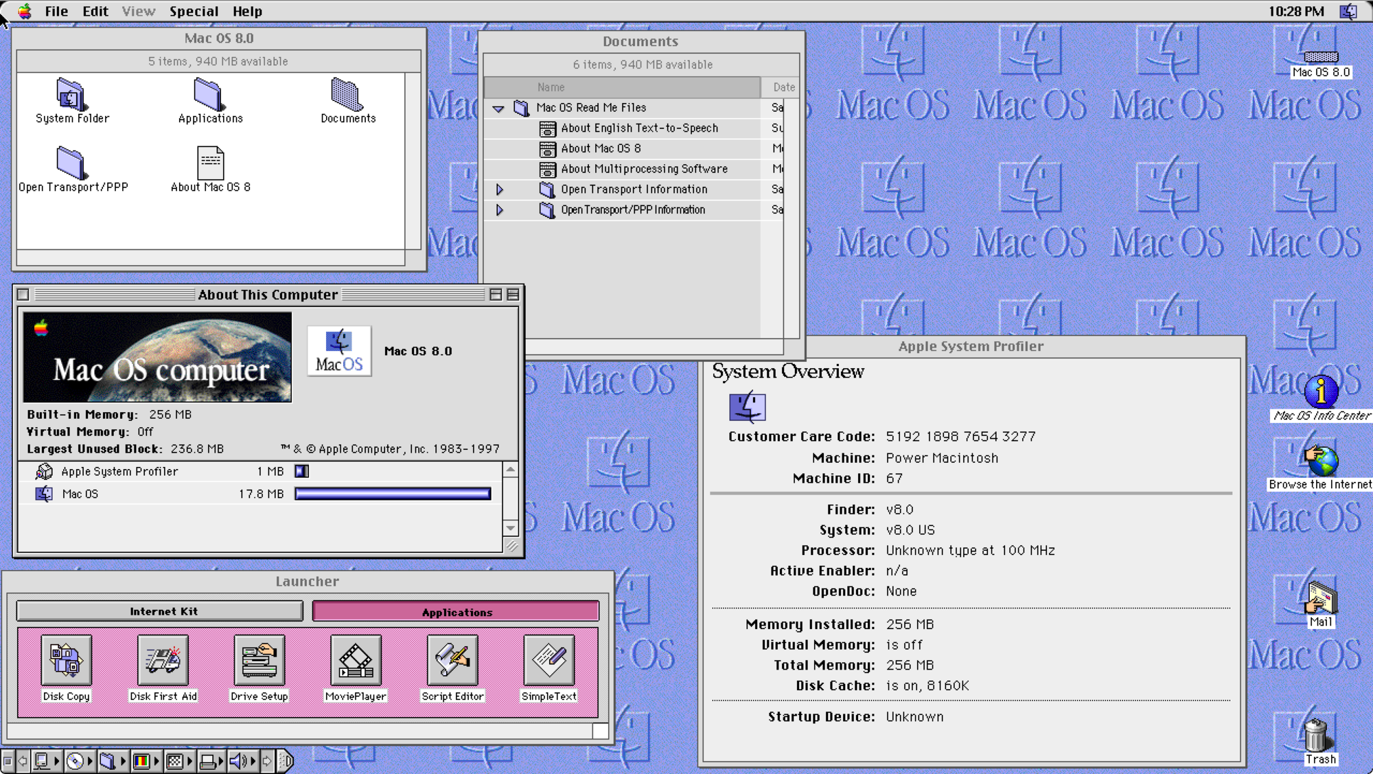 Mac OS 8.0于1997年7月26日正式发布