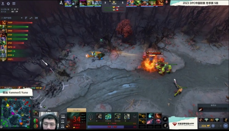 《DOTA2》DPC中国联赛赛报：乔巴拉比克魔晶举关键救人！Knights 1-1 Aster