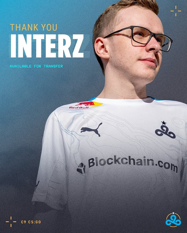 Cloud9官方：buster将接替interz，全新战队震撼登场！