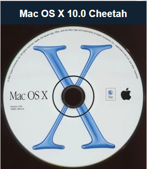 2001年3月24日，Apple代号为Cheetah的Mac OS X 10.0上市