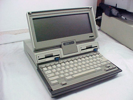 1986年，IBM发布了他们的第一台笔记本电脑PC Convertible 5140