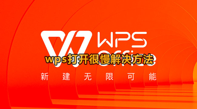 《WPS》打开卡顿解决方法