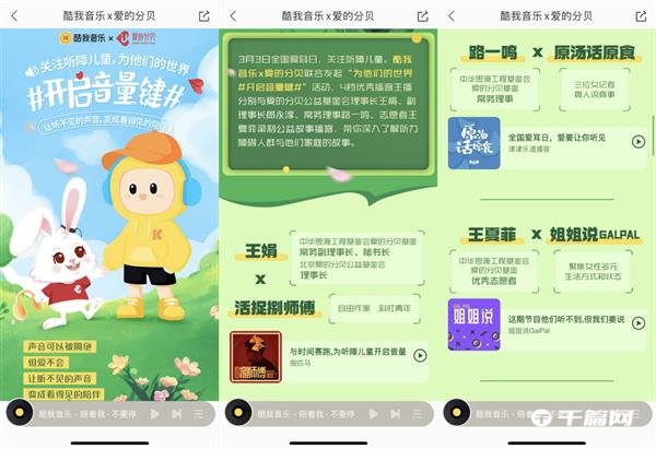 《酷我音乐》携爱的分贝关怀听障儿童：全国爱耳日