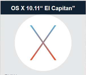 2015年6月8日，Apple在WWDC上推出了代号为El Capitan的Mac OS X 10.11