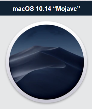 2018年6月4日，Apple在WWDC上推出了代号为Mojave的Mac OS X 10.14