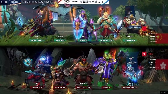 《DOTA2》亚运征途赛报：7e超神猛獣带队速通 CHN 1-0 HKG