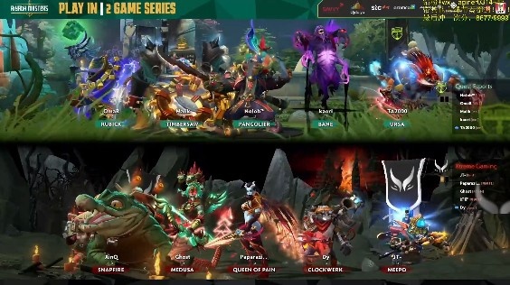 《DOTA2》利雅得大师赛赛报：JT三号位地卜师出奇效 拒绝者女王中路打回自信 XG2-0QE