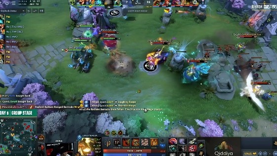 《DOTA2》利雅得大师赛赛报：莫言风行者致命双捆秒奶绿 LGD1-1QE静待加赛