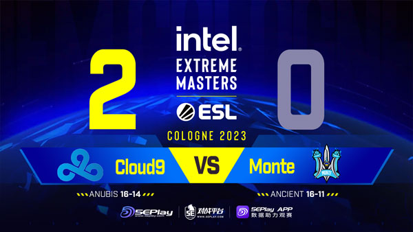 《CSGO》IEM 科隆赛报：把握关键机会！Cloud9 2-0 Monte