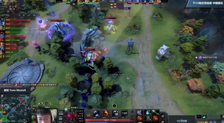 《DOTA2》TI12中国预选赛赛报：查理斯夜魔强势冲脸横行战场 AR速通TB先下一城