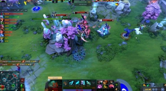 《DOTA2》TI12小组赛赛报：Nisha中单土猫游穿三路 Liquid首局轻取EG